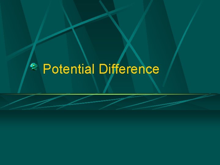Potential Difference 