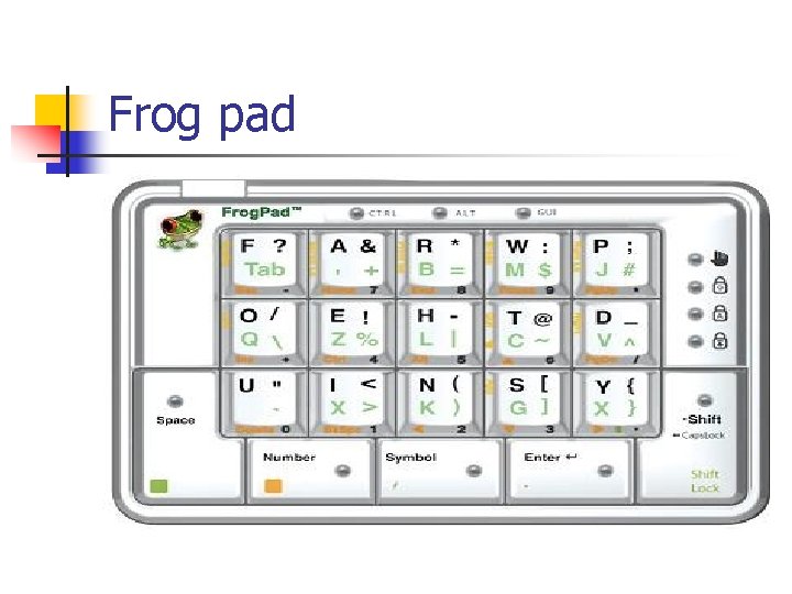 Frog pad 