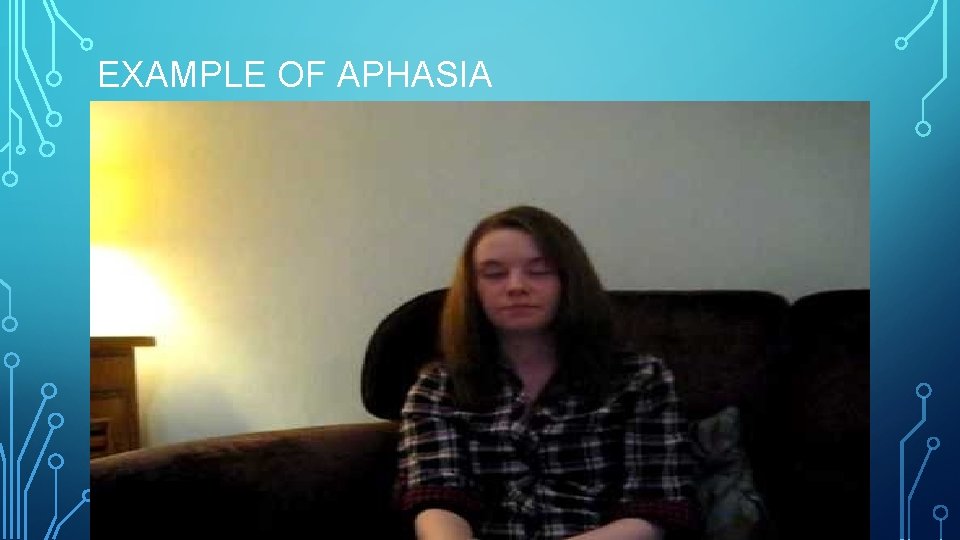 EXAMPLE OF APHASIA 