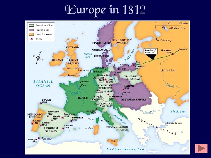 Europe in 1812 