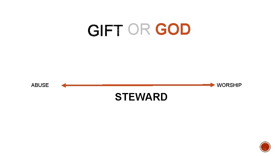 OR GOD ABUSE WORSHIP STEWARD 