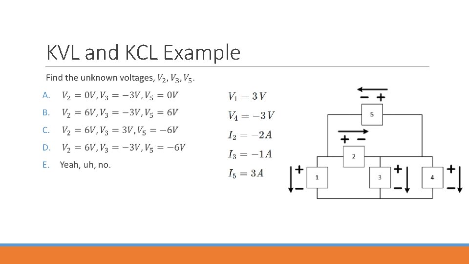 KVL and KCL Example 