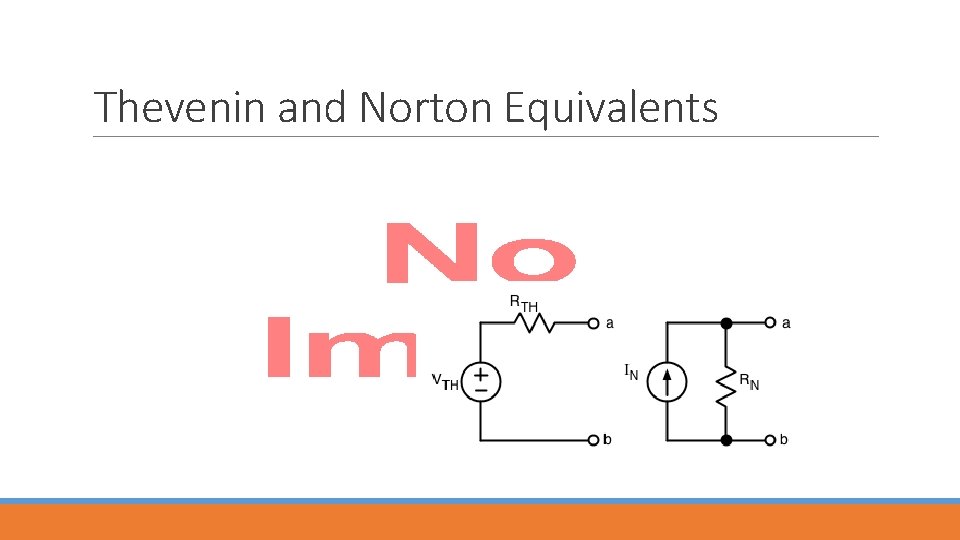 Thevenin and Norton Equivalents 