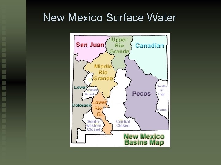 New Mexico Surface Water 