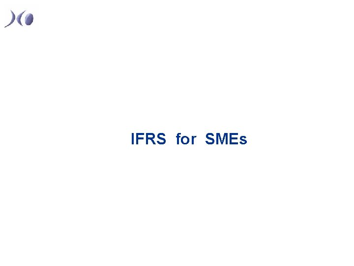 IFRS for SMEs 