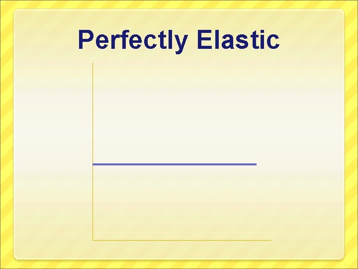 Perfectly Elastic 
