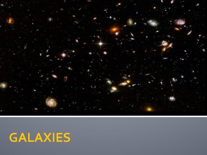 GALAXIES 