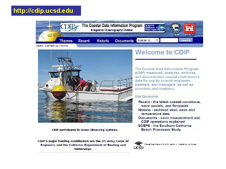 http: //cdip. ucsd. edu 