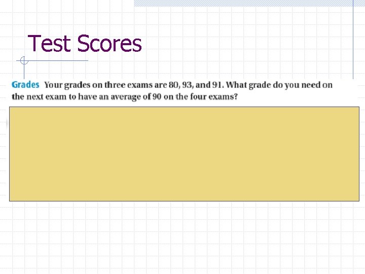 Test Scores 