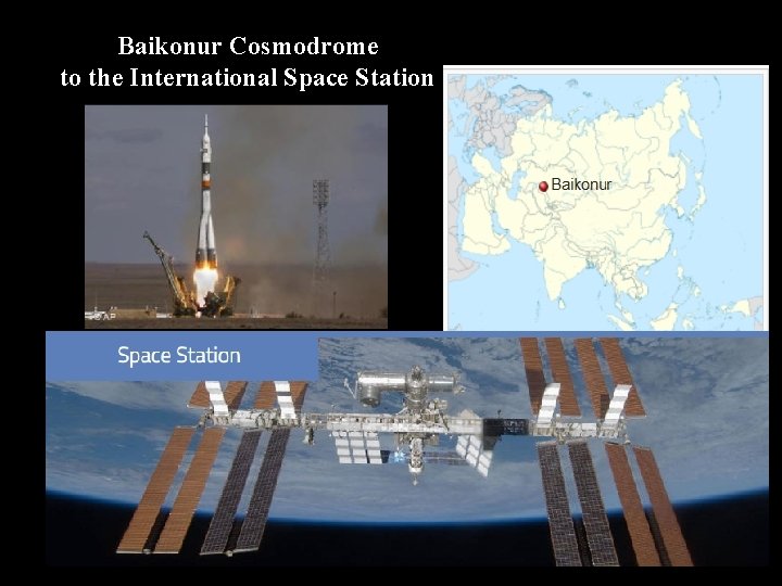 Baikonur Cosmodrome to the International Space Station 