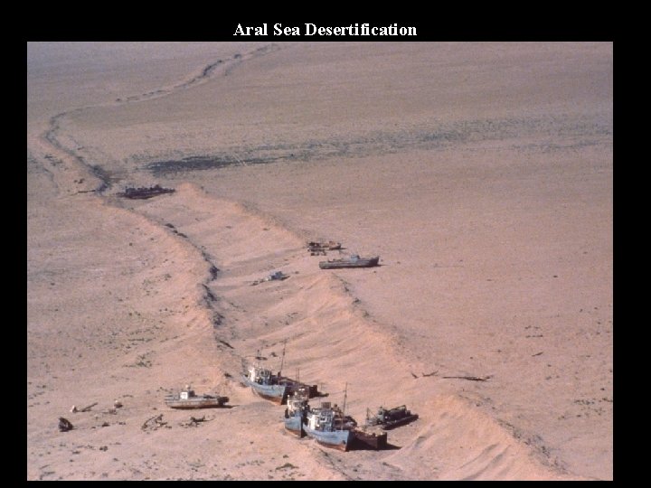 Aral Sea Desertification 