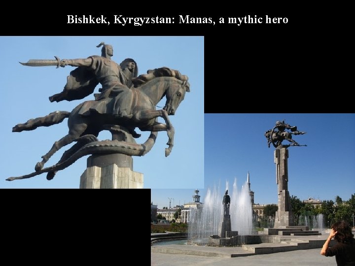 Bishkek, Kyrgyzstan: Manas, a mythic hero 