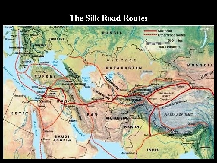 The Silk Road Routes 