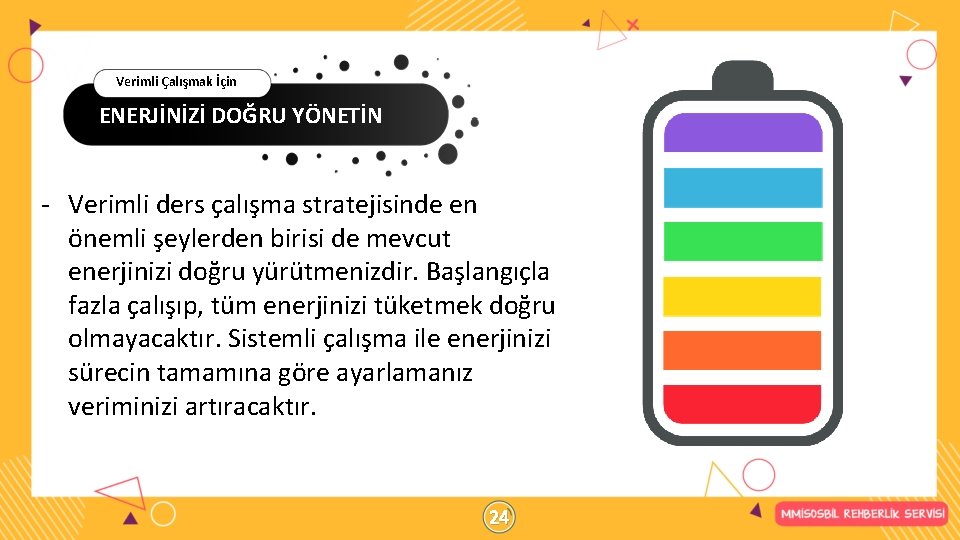 Verimli Çalışmak İçin ENERJİNİZİ DOĞRU YÖNETİN - Verimli ders çalışma stratejisinde en önemli şeylerden