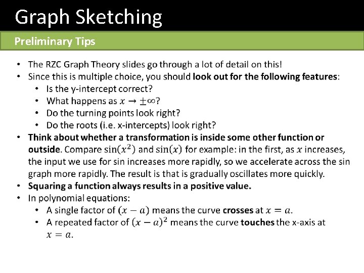 Graph Sketching Preliminary Tips 