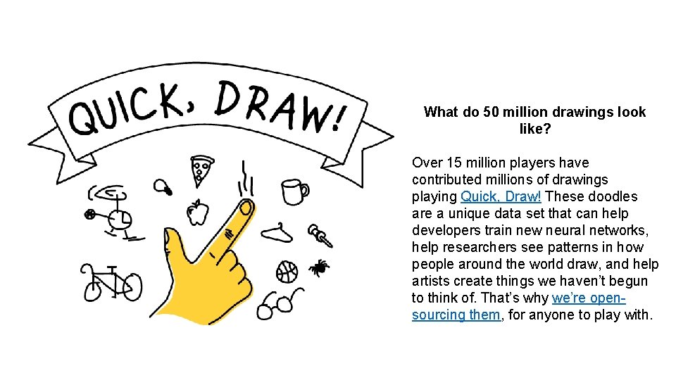 What do 50 million drawings look like? Over 15 million players have contributed millions