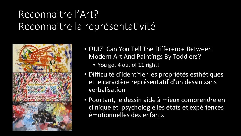 Reconnaitre l’Art? Reconnaitre la représentativité • QUIZ: Can You Tell The Difference Between Modern