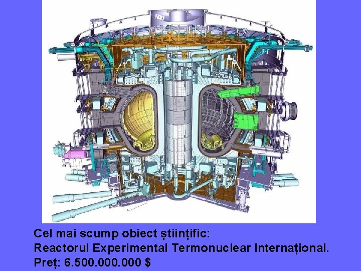 Cel mai scump obiect științific: Reactorul Experimental Termonuclear Internațional. Preț: 6. 500. 000 $