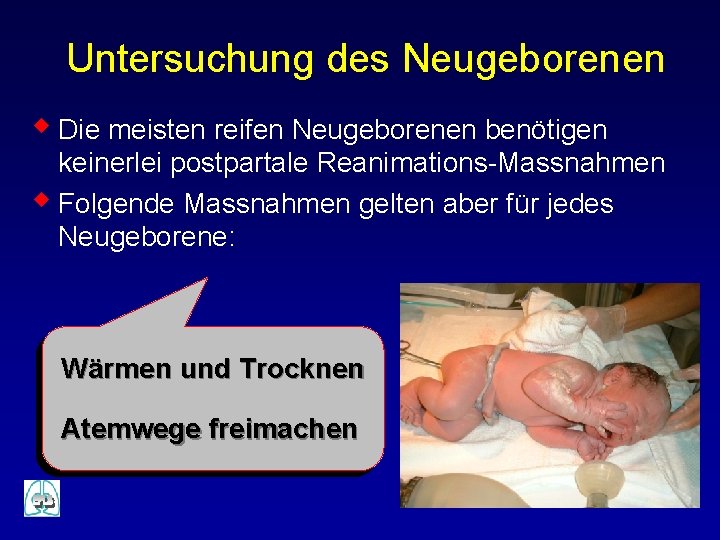 European Resuscitation Council Definition Neu Geborenes bezieht sich