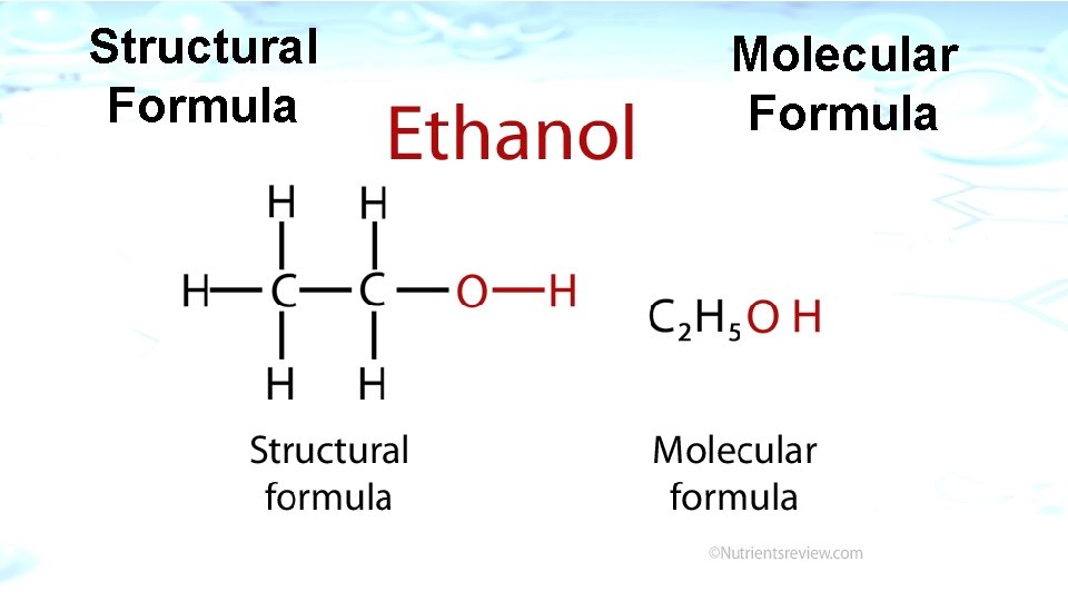 Structural Formula Molecular Formula 