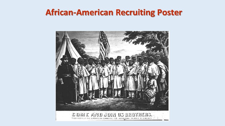 African-American Recruiting Poster 