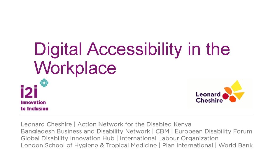 Digital Accessibility in the Workplace 