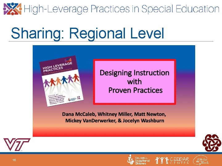 Sharing: Regional Level 16 