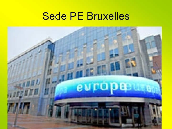 Sede PE Bruxelles 