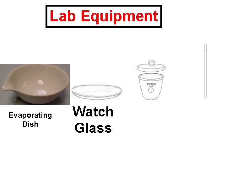 Lab Equipment Evaporating Dish Watch Glass 