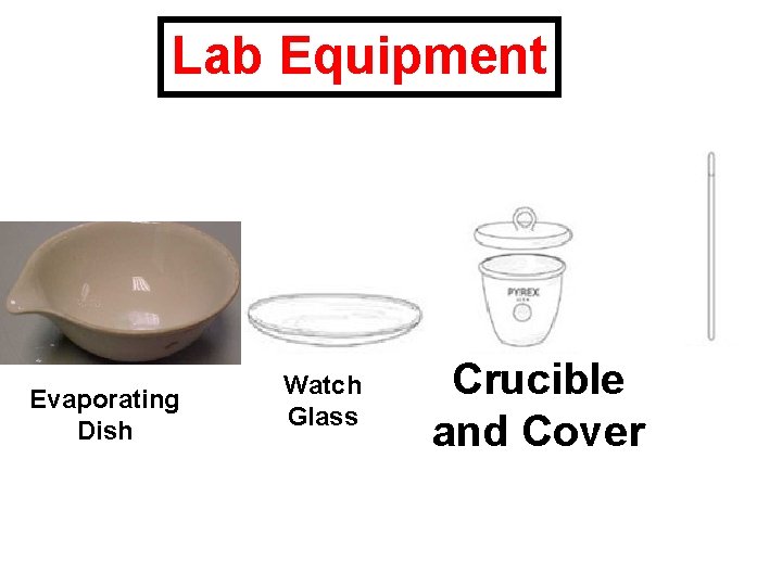 Lab Equipment Evaporating Dish Watch Glass Crucible and Cover 