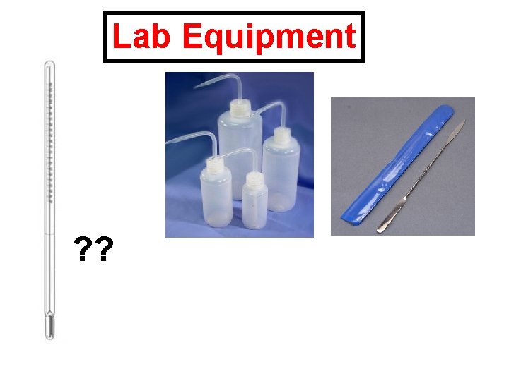 Lab Equipment ? ? 