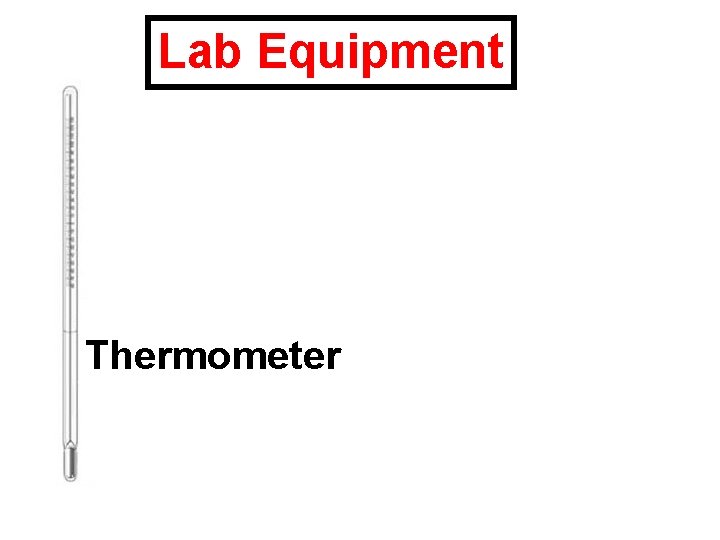 Lab Equipment Thermometer 