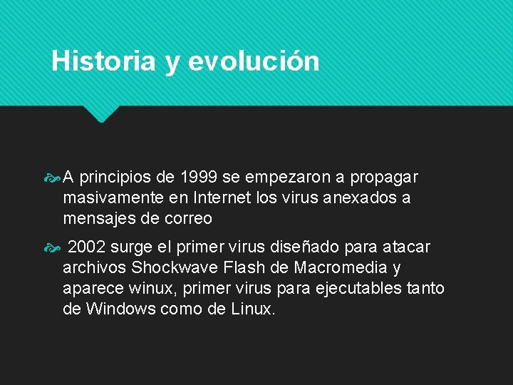 Historia y evolución A principios de 1999 se empezaron a propagar masivamente en Internet