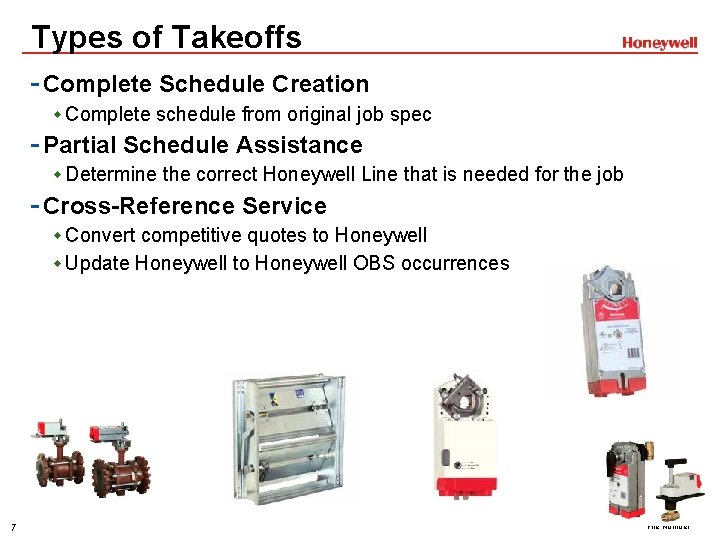 Types of Takeoffs - Complete Schedule Creation w Complete schedule from original job spec