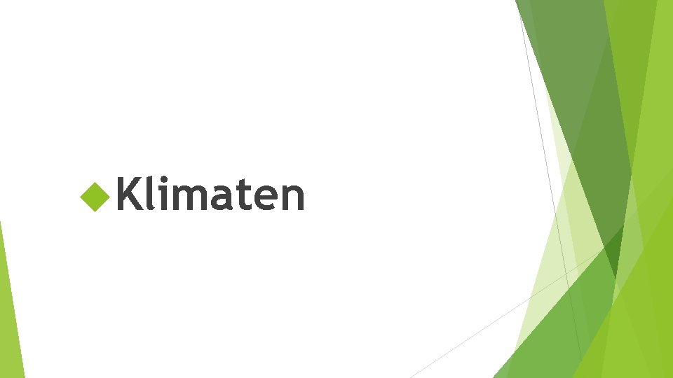  Klimaten 