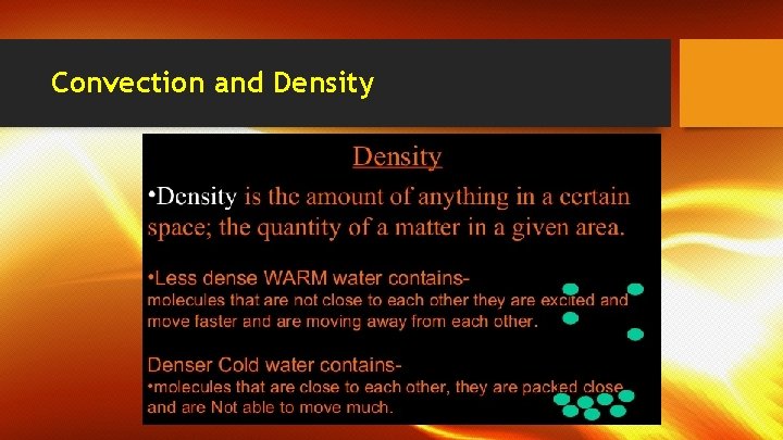 Convection and Density 