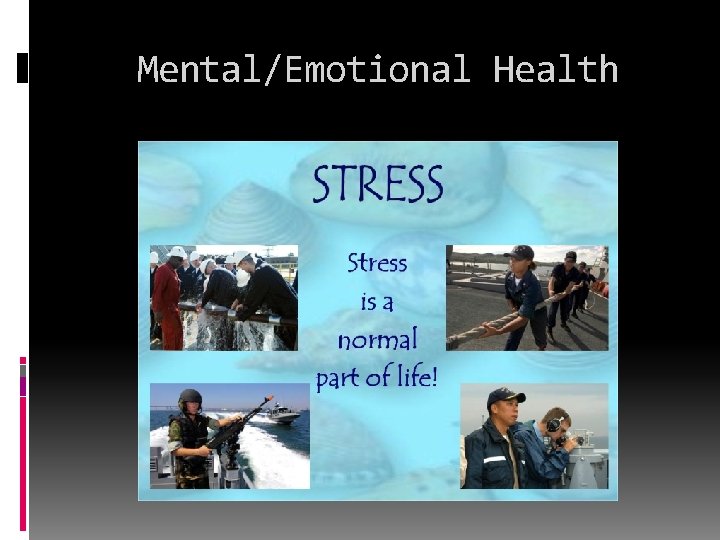 Mental/Emotional Health 