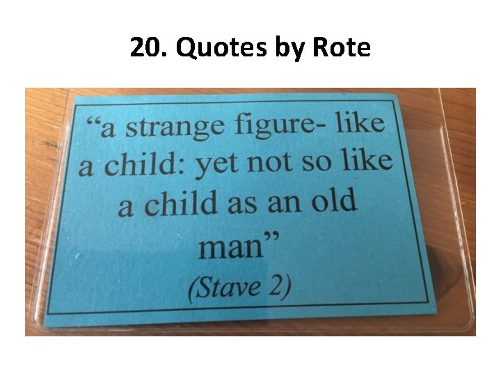 Quotes On Rote Learning New ways to engage your more able boys