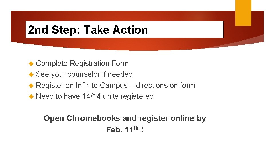 Washington High School th 12 Grade Registration 2021