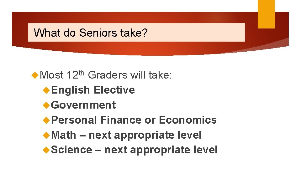 Washington High School th 12 Grade Registration 2021