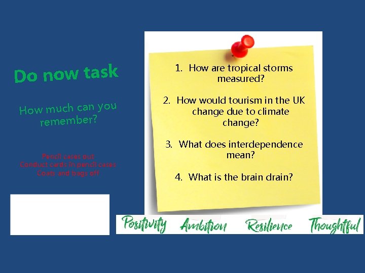 Do now task 1. How are tropical storms measured? u How much can yo