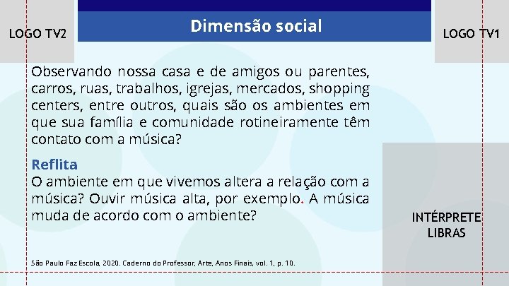 LOGO TV 2 Dimensão social LOGO TV 1 Observando nossa casa e de amigos