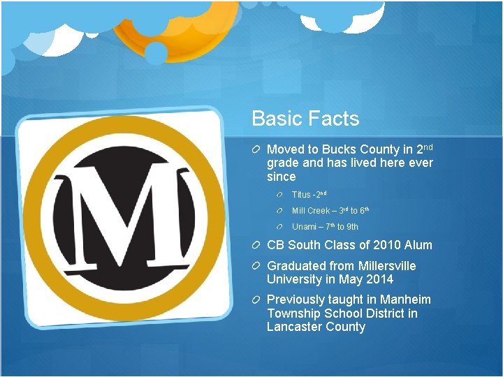 Back to School Night Michael London CBS Mathematics