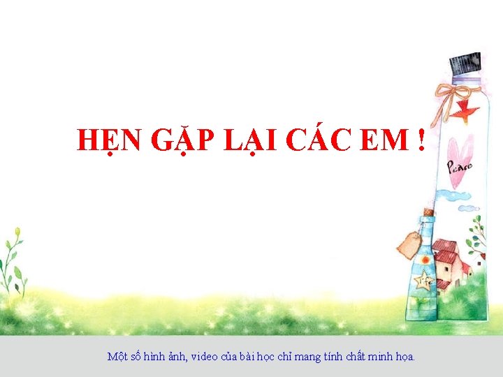 HẸN GẶP LẠI CÁC EM ! Một số hình ảnh, video của bài học