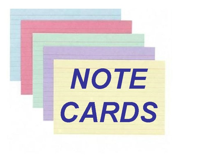 NOTE CARDS 