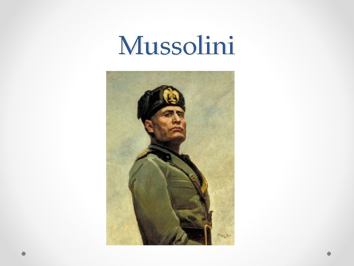 Mussolini 