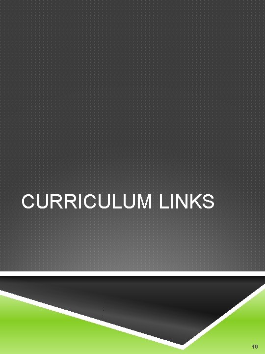 CURRICULUM LINKS 10 