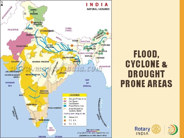 FLOOD, CYCLONE & DROUGHT PRONE AREAS 