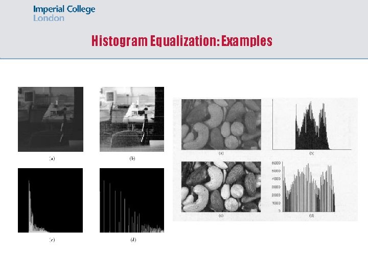 Histogram Equalization: Examples 