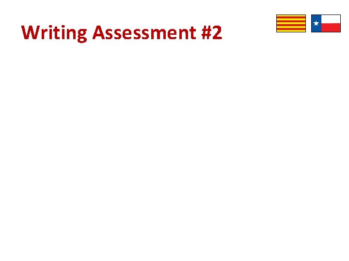 Writing Assessment #2 
